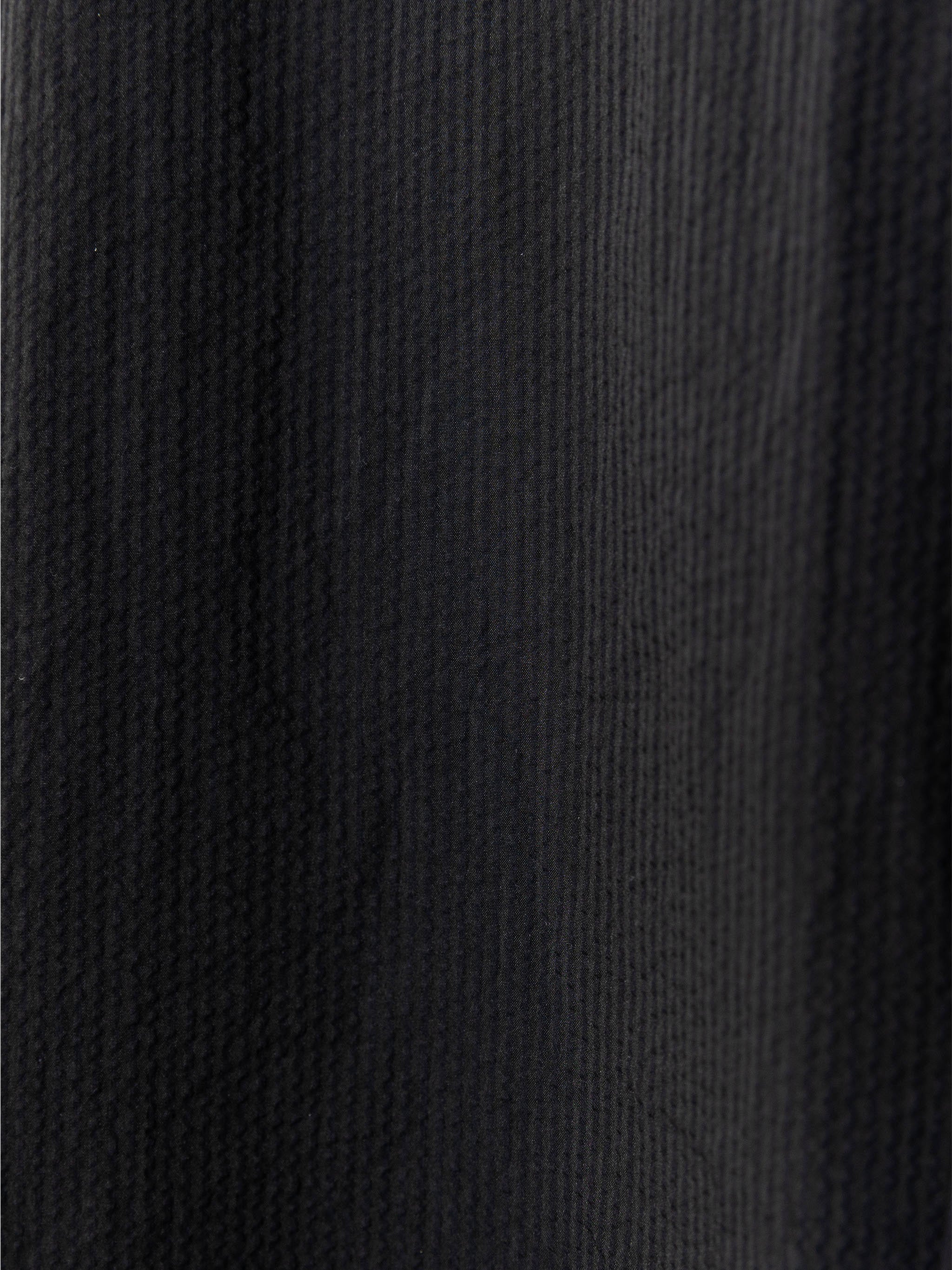 SeerTech™ Collarless Short Sleeve - Black (Recycled)