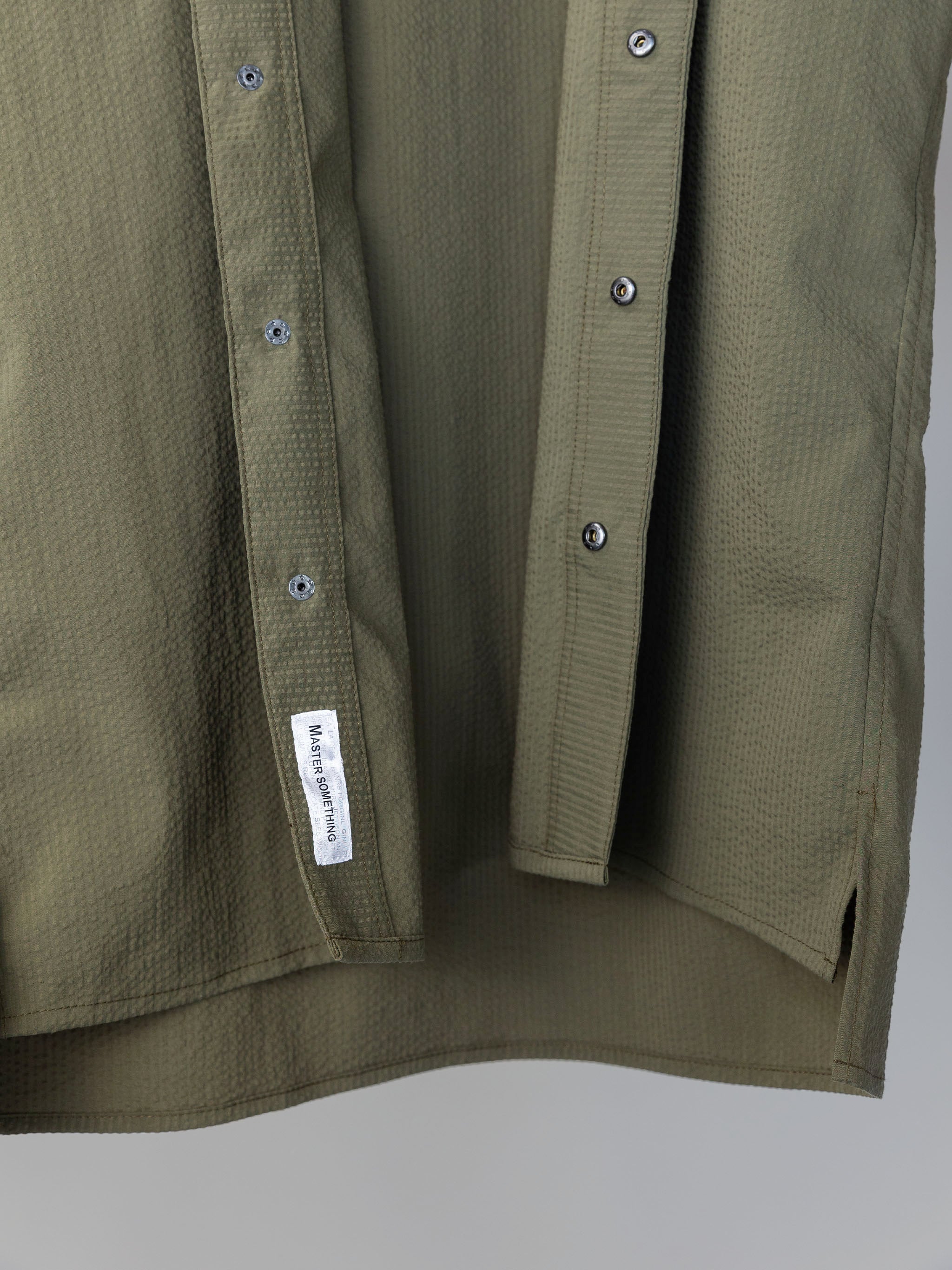 SeerTech™ Collarless Short Sleeve - Khaki (Recycled)