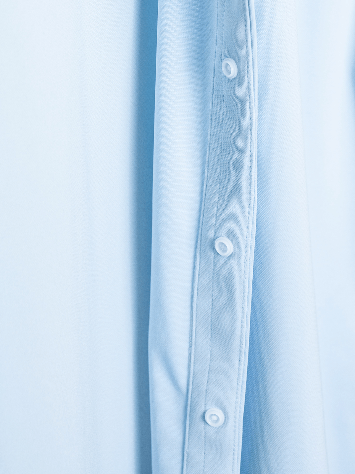 1.0 Collarless Dress Shirt Long Sleeve - Light Blue