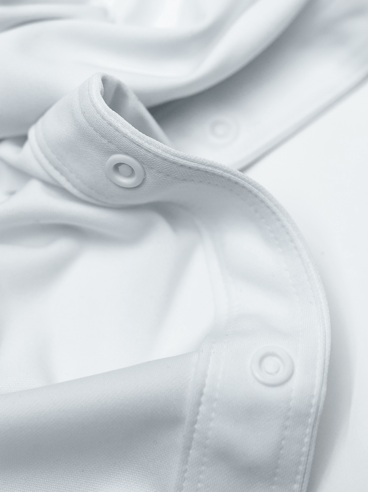 1.0 Collarless Dress Shirt Long Sleeve - White